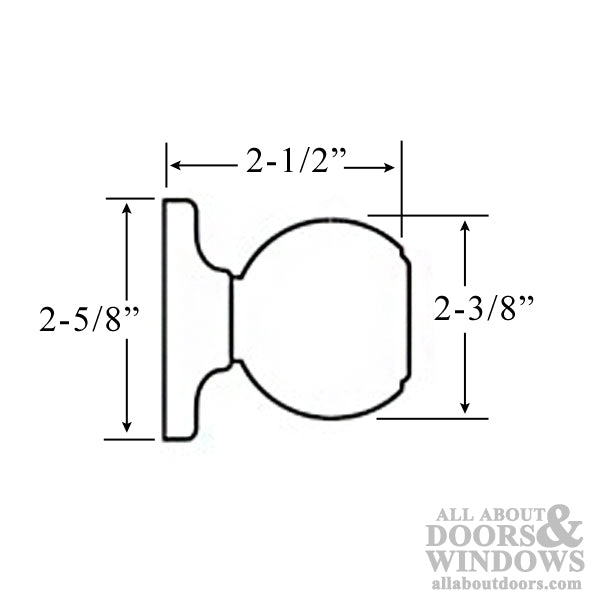Kwikset Hancock Dummy Door Knob Pair Bright Chrome Hancock Dummy Door Handles - Kwikset Hancock Dummy Door Knob Pair Bright Chrome Hancock Dummy Door Handles