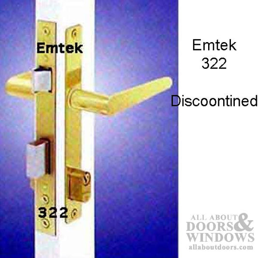 Unavailable - Emtek 322 / Papaiz Handle Set, Mortise, Plated Brass - DISCONTINUED