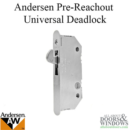 Andersen Pre-Reachout Universal Deadlock for 2 & 3 Panel Gliding Door