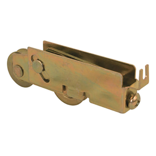 Sliding Door Dual Wheel Roller Assembly with Adjustable Steel C Tab Housing  1.125 Inch Tandem Steel Ball Bearing Wheel Diameter - Sliding Door Dual Wheel Roller Assembly with Adjustable Steel C Tab Housing  1.125 Inch Tandem Steel Ball Bearing Wheel Diameter