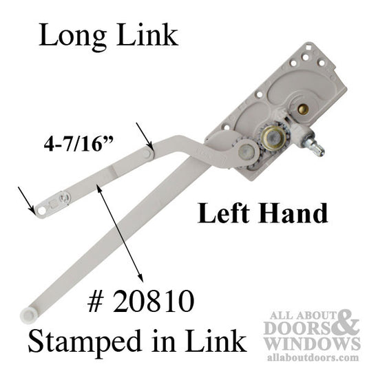 Casement Operator Entrygard Dual Arm, Long Link 20810, Left