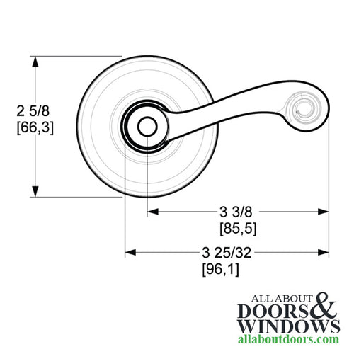 5103 Traditional Lever, Pair - Polished Chrome - 5103 Traditional Lever, Pair - Polished Chrome