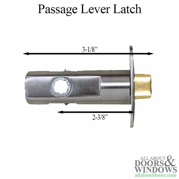 Passage Spring Latch with 2-3/8