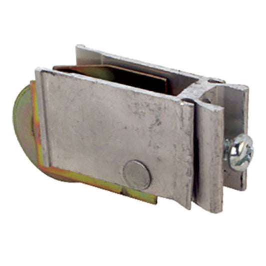 Sliding Door Roller With Adjustable Aluminum Open back Housing 1.25 Inch Steel Wheel