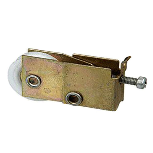 Sliding Door Roller With Steel L Tab Housing With 1.25 Inch Nylon Wheel