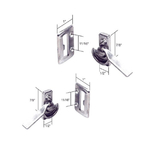 Window Sash Lock Left and Right Handed Sash Lock With Keeper - Window Sash Lock Left and Right Handed Sash Lock With Keeper