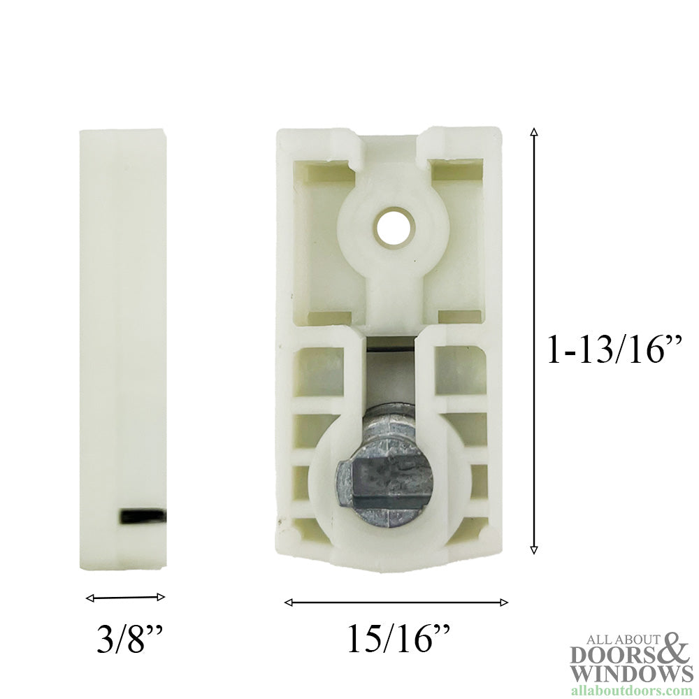 End Bracket Attachment #22 64B Tilt Series Channel Balance Shoe Clip - End Bracket Attachment #22 64B Tilt Series Channel Balance Shoe Clip