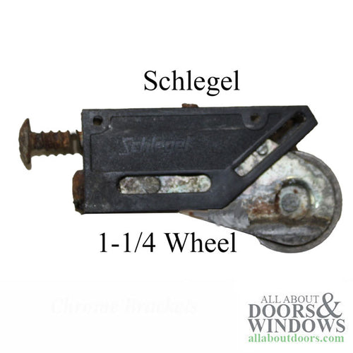Schlegel Patio Door Roller Plastic Housing 1.25 Inch Steel Wheel Diameter - Schlegel Patio Door Roller Plastic Housing 1.25 Inch Steel Wheel Diameter