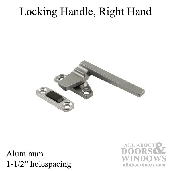 Sash Lock With Keeper Right Handed Locking Handle For Casement Window Aluminum - Sash Lock With Keeper Right Handed Locking Handle For Casement Window Aluminum