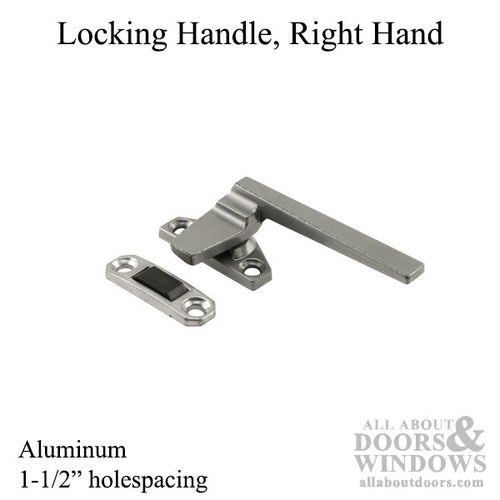 Sash Lock With Keeper Right Handed Locking Handle For Casement Window Aluminum - Sash Lock With Keeper Right Handed Locking Handle For Casement Window Aluminum