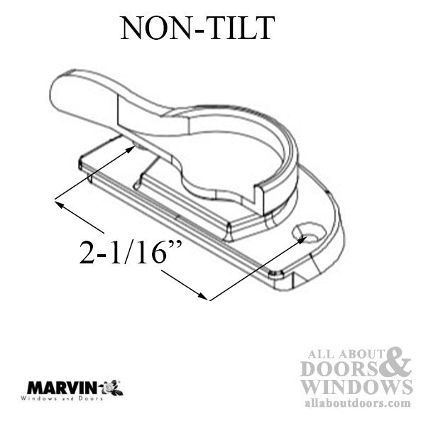 Marvin Non-Tilt Sash Lock, Ultimate Magnum Window - Marvin Non-Tilt Sash Lock, Ultimate Magnum Window