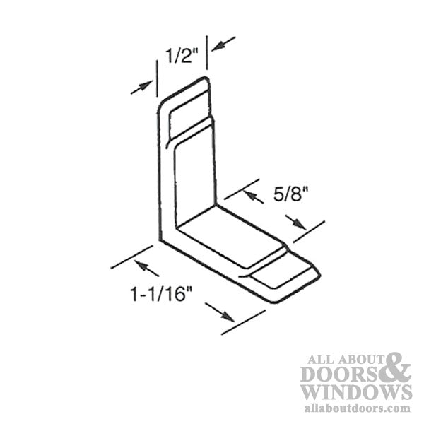 Side Saddle Drawer Corner Guides - Plastic - Side Saddle Drawer Corner Guides - Plastic