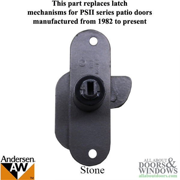 Andersen 3 panel door Latch Mechanism - Stone - Andersen 3 panel door Latch Mechanism - Stone