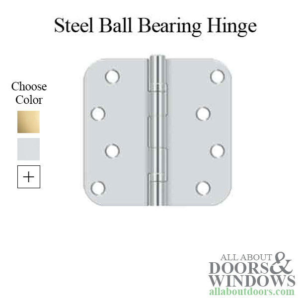 Residential Steel Hinge, Ball Bearings, 4 x 4 with 5/8