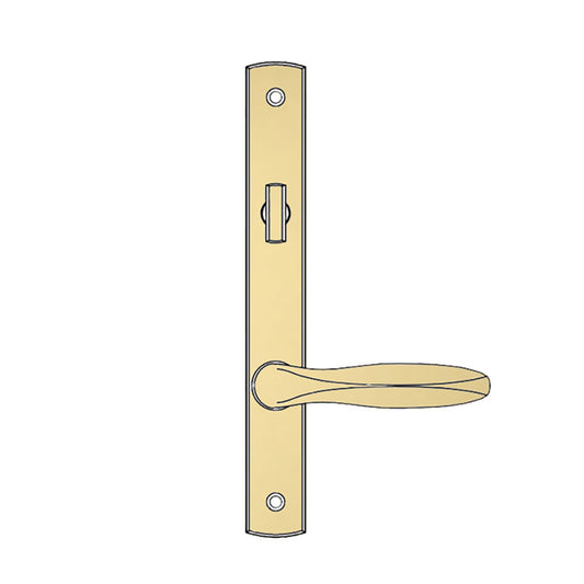 Truth Sentry Lock Handle Set, Classic, Semi-Active, Decorative finishes over Brass, PVD Brass