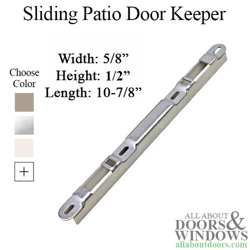Sliding Patio Door Keeper Narrow Raised Dual Point Lock - Sliding Patio Door Keeper Narrow Raised Dual Point Lock