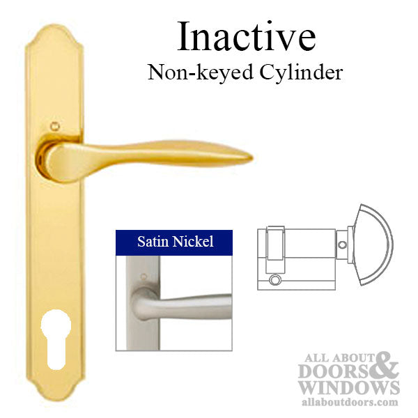 Handleset, New Orleans M1610/374N, Inactive - Satin Nickel - Handleset, New Orleans M1610/374N, Inactive - Satin Nickel