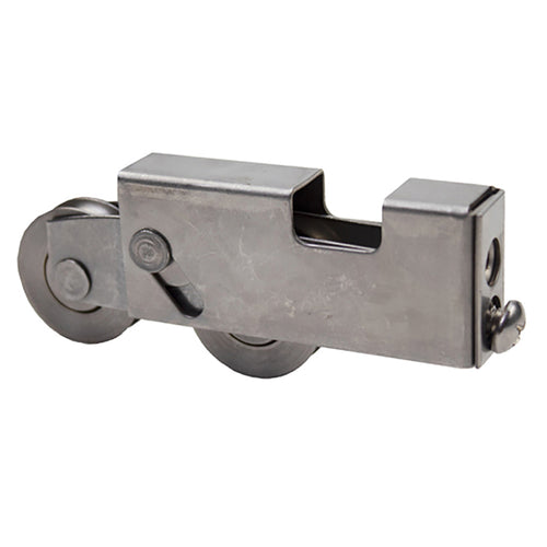 Sliding Door Roller 1.25 Inch Dual Wheels With 1.25 Inch Tall Steel Housing - Sliding Door Roller 1.25 Inch Dual Wheels With 1.25 Inch Tall Steel Housing
