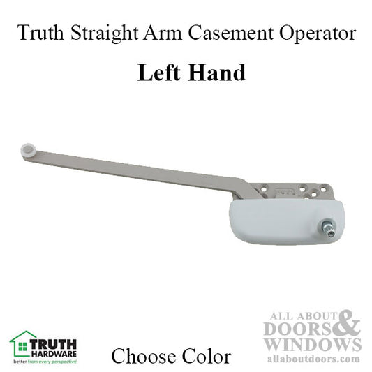 Truth New Style Ellipse Single Arm Operator, 9-1/2 inch, Left Hand - Choose Color