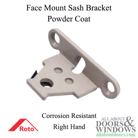 Roto Casement Window Operator Sash Bracket Assembly, Right Hand, 30mm, Facemount