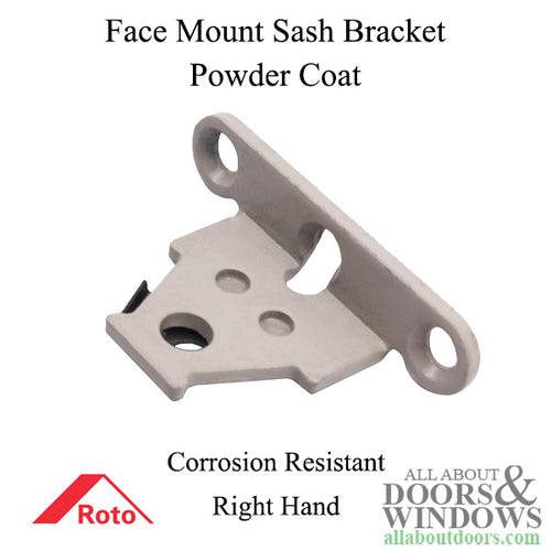 Roto Casement Window Operator Sash Bracket Assembly, Right Hand, 30mm, Facemount - Roto Casement Window Operator Sash Bracket Assembly, Right Hand, 30mm, Facemount