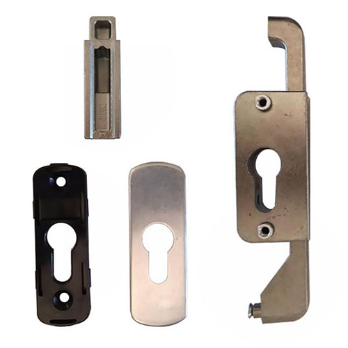 Giesse GOS-S Lock for Device, lower assembly with cylinder Escutcheon plate - Giesse GOS-S Lock for Device, lower assembly with cylinder Escutcheon plate