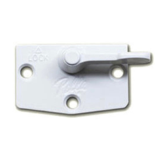 3-Hole Sash Lock Old Style - White