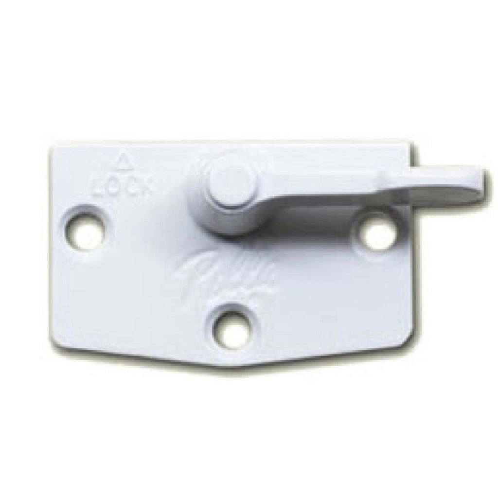 3-Hole Sash Lock Old Style - White - 3-Hole Sash Lock Old Style - White