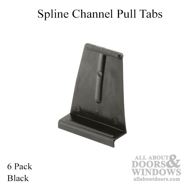 Window Screen Spline Channel Pull Tab 6 Pack - Window Screen Spline Channel Pull Tab 6 Pack