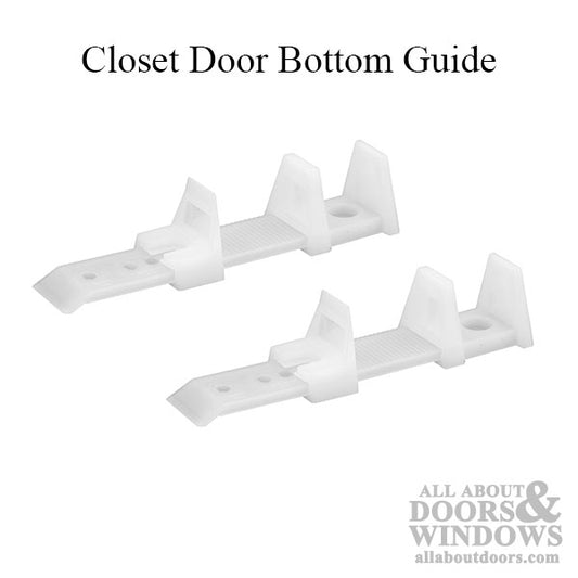 Self Adjusting Bottom Guide for Closet Bypass Doors