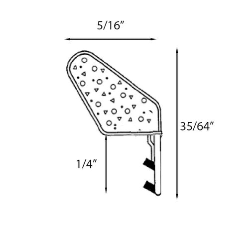 Weatherstrip Kerf Back Q-Lon .320 Inch Reach Black - Weatherstrip Kerf Back Q-Lon .320 Inch Reach Black