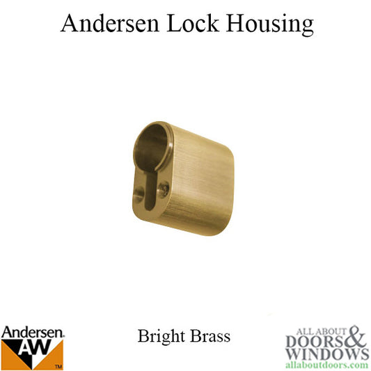 Andersen, Lock Housing Only  - HP Brass