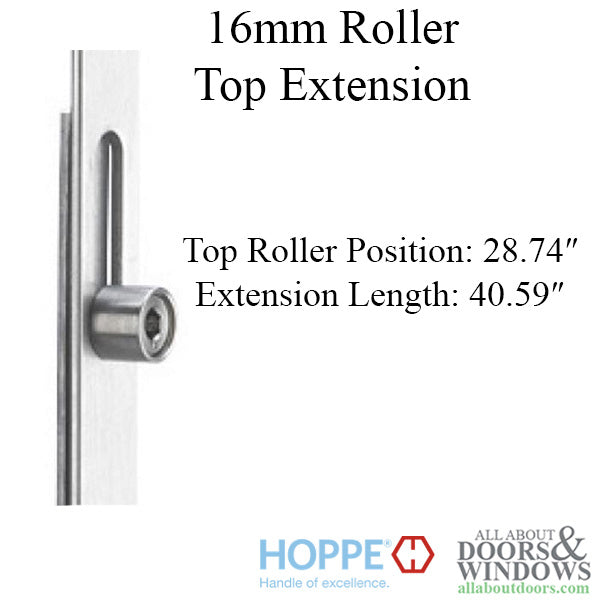 16mm Auto Top Extension, Roller @ 28.74