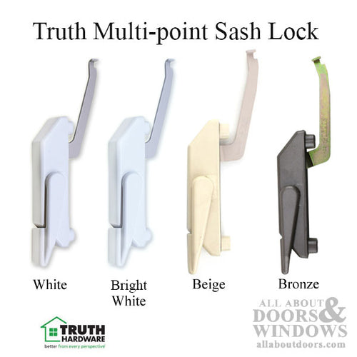 Multi-Point Sash Lock, Truth Maxim 24 Series, Left Hand - Choose Color - Multi-Point Sash Lock, Truth Maxim 24 Series, Left Hand - Choose Color