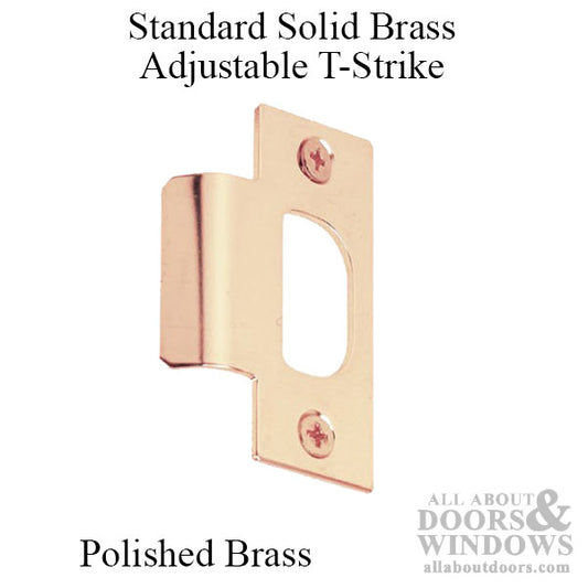 T-strike - Standard - 2-1/8 Inch HC - Solid Brass (Each)