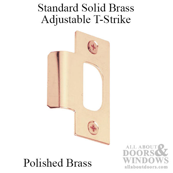 T-strike - Standard - 2-1/8 Inch HC - Solid Brass (Each) - T-strike - Standard - 2-1/8 Inch HC - Solid Brass (Each)