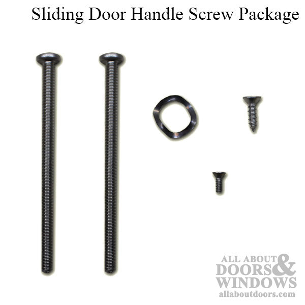 Sliding Door Handle Screw Package - 3