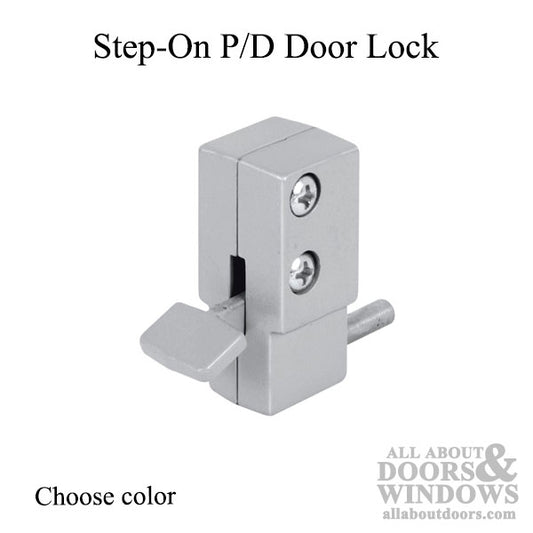 Step-On P/D Door Lock - Choose Color