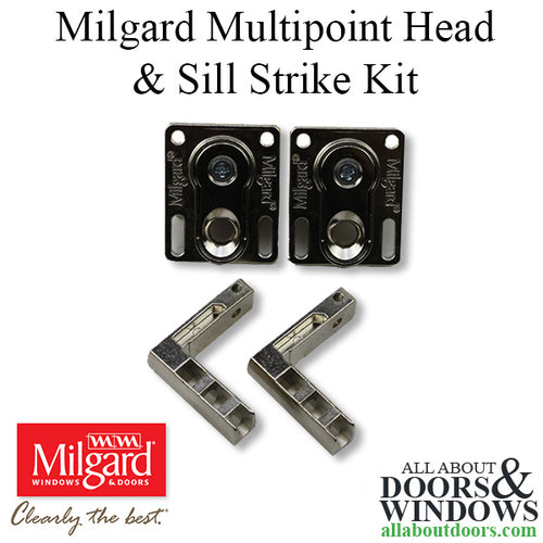 Milgard Multipoint Head & Sill Strike Kit - Milgard Multipoint Head & Sill Strike Kit