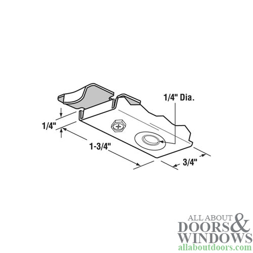 Bracket, Top Pivot Wardrobe - Bracket, Top Pivot Wardrobe