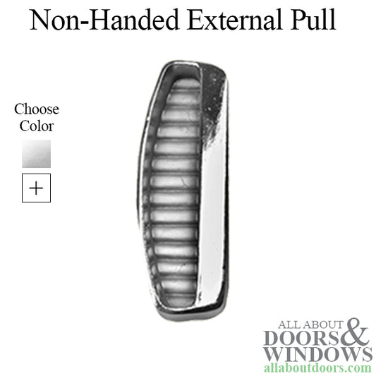 Non-Handed External Pull for Sliding Screen Door - Choose Color