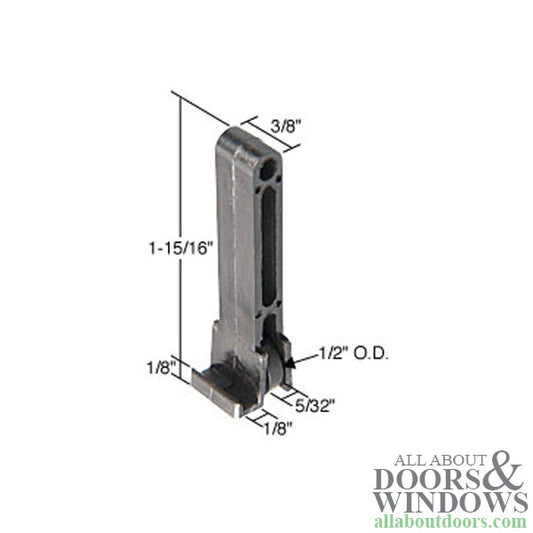 Roller Assembly (Flat) - Sliding Windows, Vertical Rail - Nylon