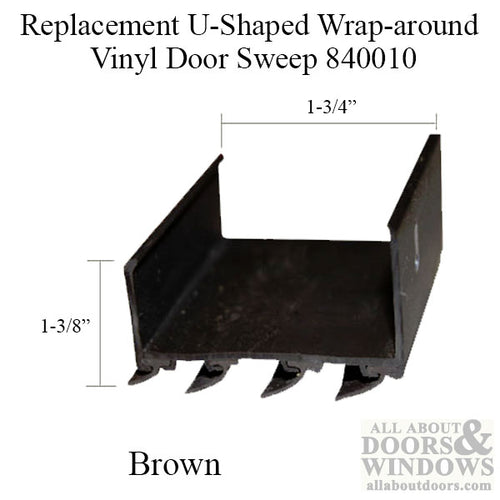 Stanley, Fiberglass Door Bottom / Sweep, slide-on - Stanley, Fiberglass Door Bottom / Sweep, slide-on