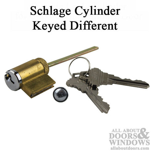 Schlage Classic Vinyl Sliding Door Lock Cylinder - Schlage Classic Vinyl Sliding Door Lock Cylinder