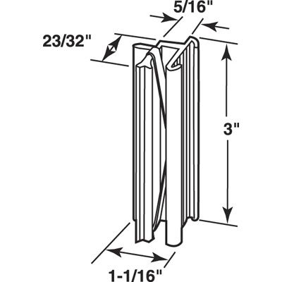 Latch and Pull - Vinyl and Aluminum Sash Hardware, Plastic - Black - Latch and Pull - Vinyl and Aluminum Sash Hardware, Plastic - Black