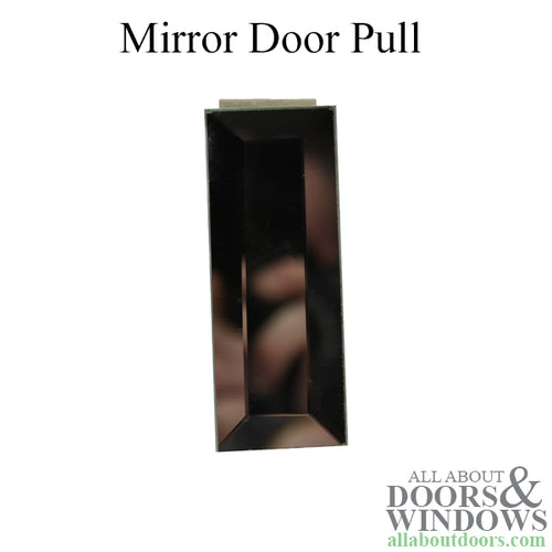 Pull, Mirror door   3 x 1-1/4 Inch - Mirrored - Pull, Mirror door   3 x 1-1/4 Inch - Mirrored