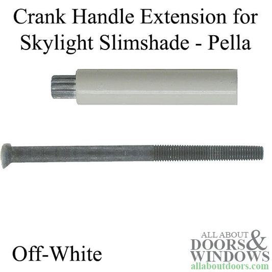 Crank Handle Extension (2") for Pella Skylight with Screw