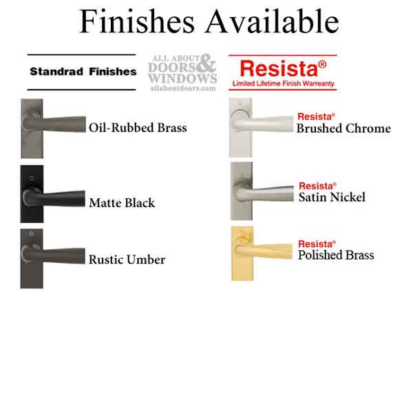 HOPPE Fixed Dummy Handle Set with Toronto Style Lever No Key No Thumb-turn Rustic Umber - HOPPE Fixed Dummy Handle Set with Toronto Style Lever No Key No Thumb-turn Rustic Umber