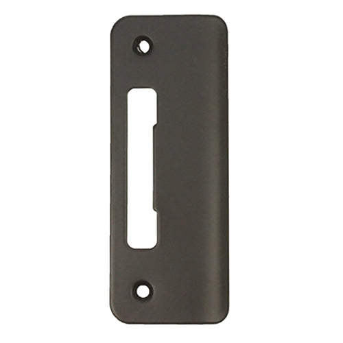 HOPPE Strike Plate for Tongue Version Multipoint Locks with Curved Lip Rustic Umber - HOPPE Strike Plate for Tongue Version Multipoint Locks with Curved Lip Rustic Umber