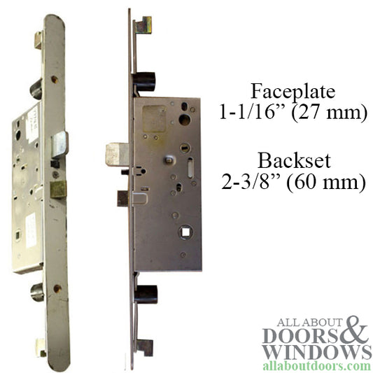 Active Concealed Rod 60/92, 1-1/16" x 16" Radius Faceplate